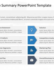 6  Executive Summary Business Report Template Excel