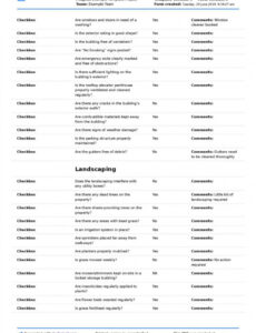 6 Printable Commercial Property Inspection Report Template Docx