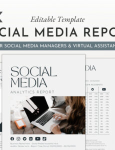 7 Printable Annual Social Media Report Template