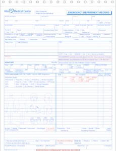 7} Printable Blank Ems Patient Care Report Template Xls