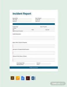 7} Printable Fire Alarm Incident Report Template Xls
