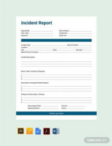 7 Printable Fire Alarm Incident Report Template Xls