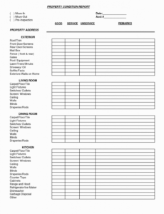 8  Building Condition Assessment Report Template Example