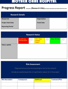 8  Business Development Progress Report Template Doc