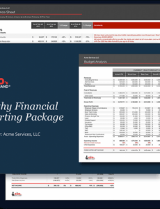 8 Editable Financial Report Template Google Sheets Docx