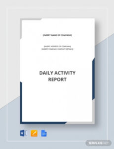 8  Employee Daily Activity Report Template Example