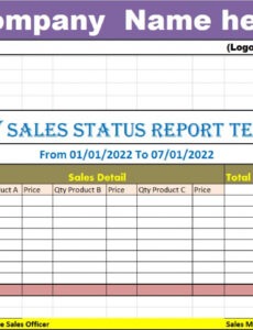 8 Printable Account Manager Weekly Report Template Sample