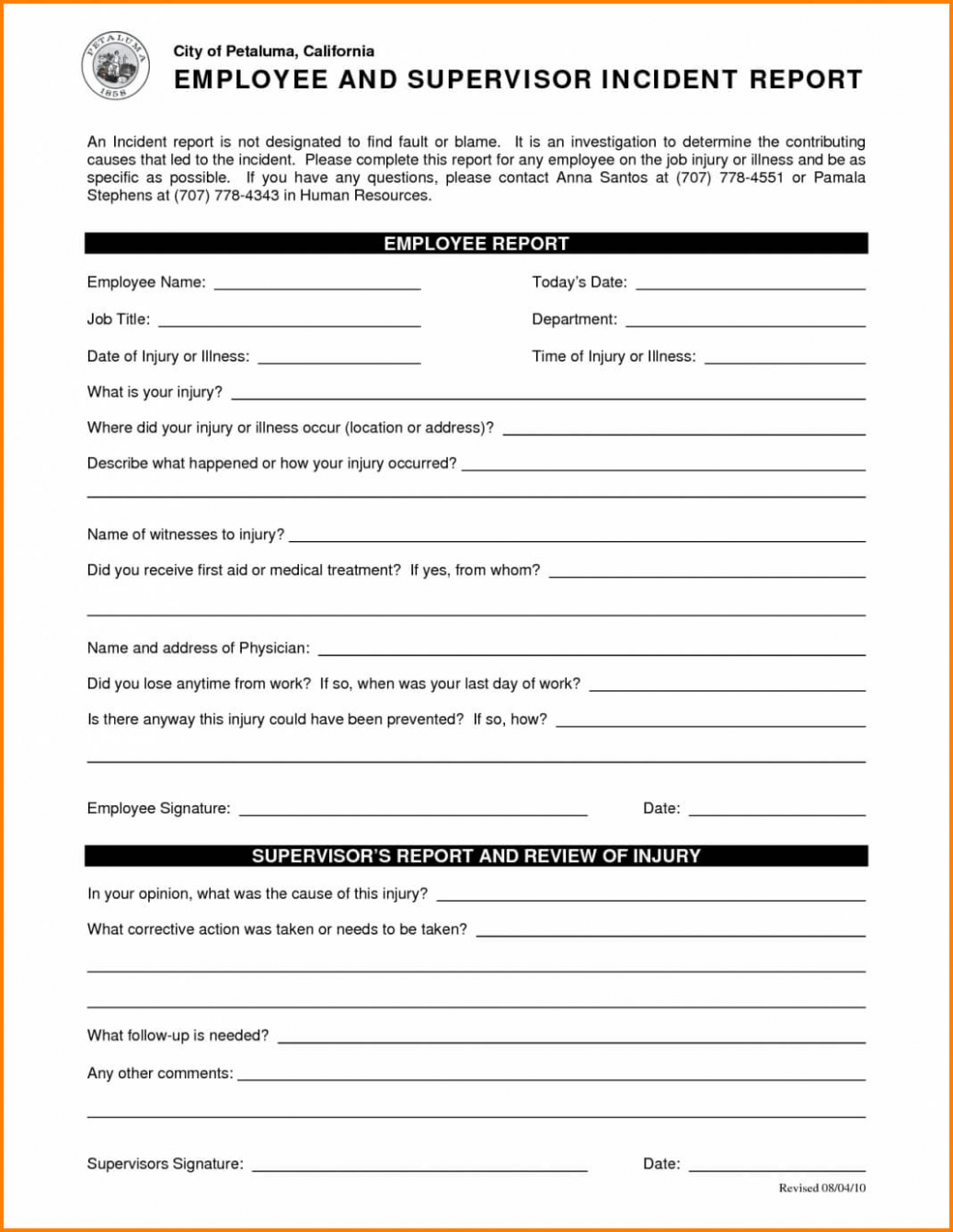 8 Printable Cyber Security Incident Report Template Pdf