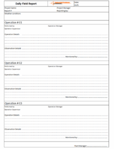 9  Architect Field Observation Report Template