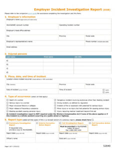 9  Army Serious Incident Report Template Doc