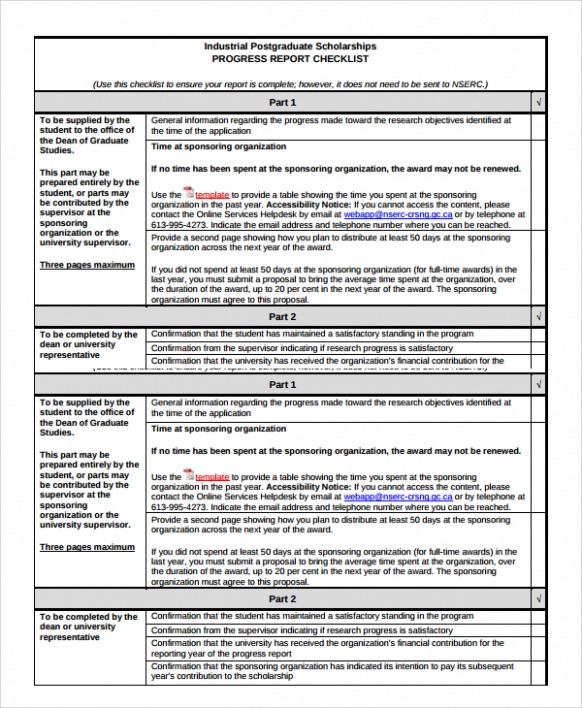 9  Business Development Progress Report Template Example