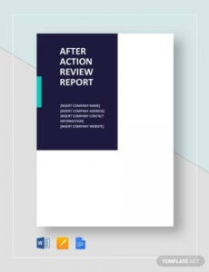 9  Cyber Security After Action Report Template Doc