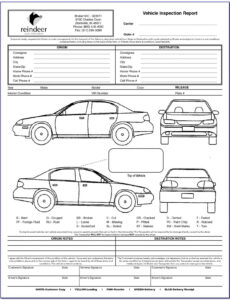 9 Editable Annual Vehicle Inspection Report Template Example