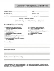 9 Editable Discipline Report Template For Students Word