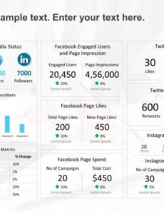 9  Monthly Social Media Report Template Sample