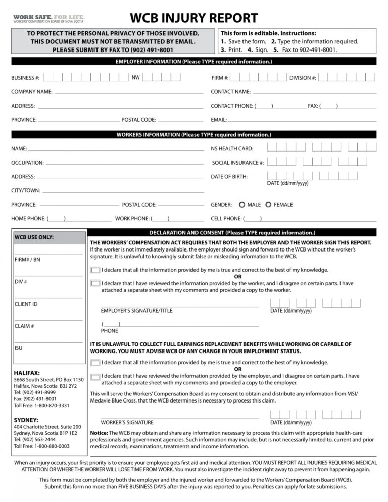 9 Printable Athletic Training Injury Report Template - Tacitproject