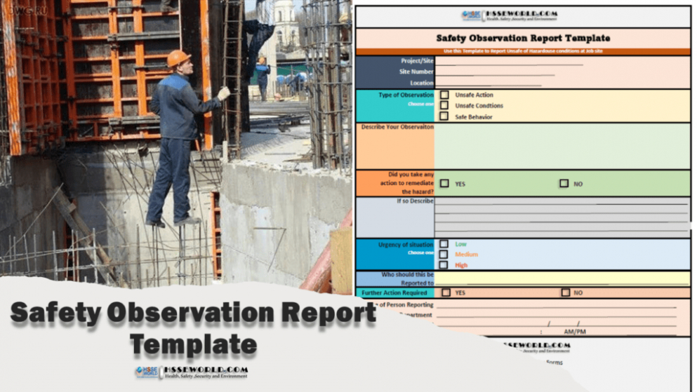 Best Printable Architect Field Observation Report Template Xls