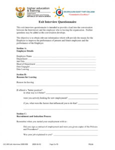 Best Printable Exit Interview Analysis Report Template Docs