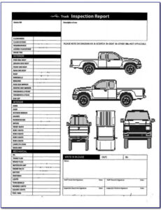 Editable Annual Vehicle Inspection Report Template