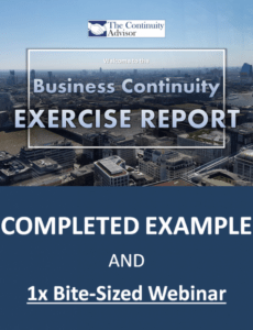 Editable Business Continuity Test Report Template Doc