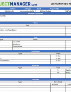 Editable Field Service Engineer Report Template Docs