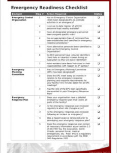 Emergency Management Situation Report Template