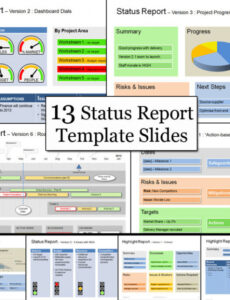 Executive Weekly Status Report Template Doc