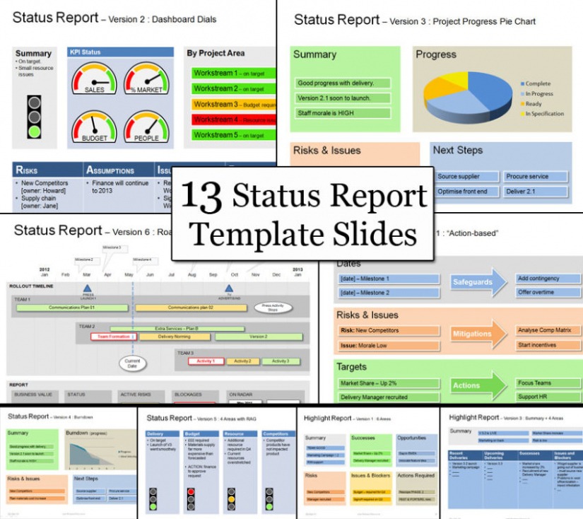 Executive Weekly Status Report Template Doc