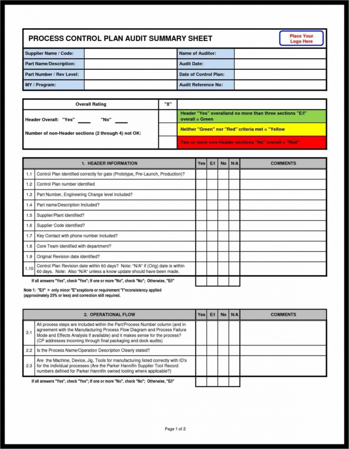 Follow Up Audit Report Template Docx