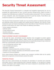 Free Editable Building Security Assessment Report Template Sample