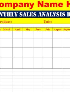 Free Editable Business Process Analysis Report Template Doc