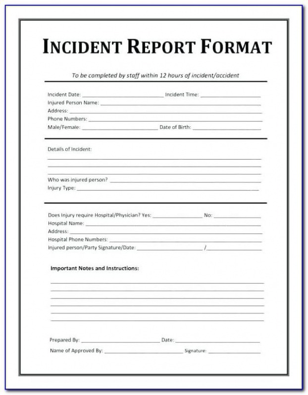 Free Editable Cyber Security Incident Report Template