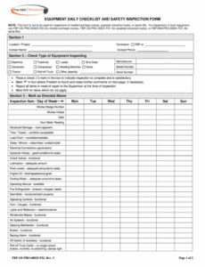 Free Editable Daily Construction Inspection Report Template Docs