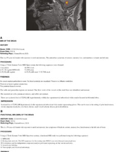 Free Printable Bone Age Radiology Report Template