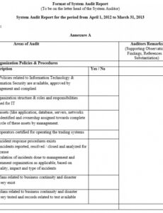 Free Printable Digital Marketing Audit Report Template Sample