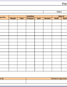 Free Printable Fire Alarm Inspection Report Template Word