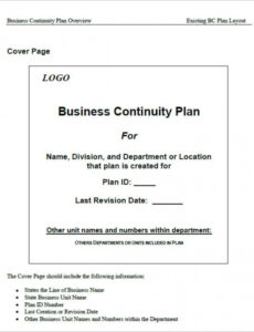 Top  Business Continuity Test Report Template Docs