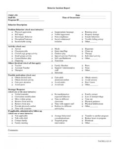 Top Editable Discipline Report Template For Students Word