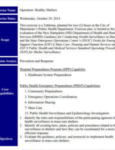 Top  Emergency Management After Action Report Template Example