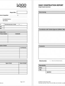 Top  Field Service Engineer Report Template Doc