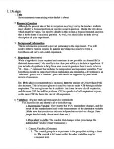 10 Editable Ib Physics Lab Report Template