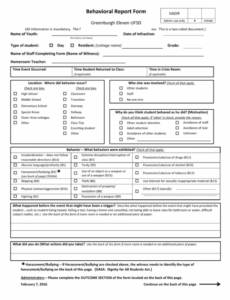 10  Mental Health Incident Report Template Example