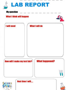 10 Printable 4Th Grade Lab Report Template Docs