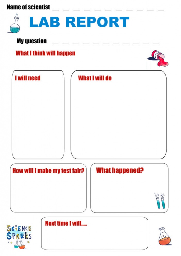 10 Printable 4Th Grade Lab Report Template Docs