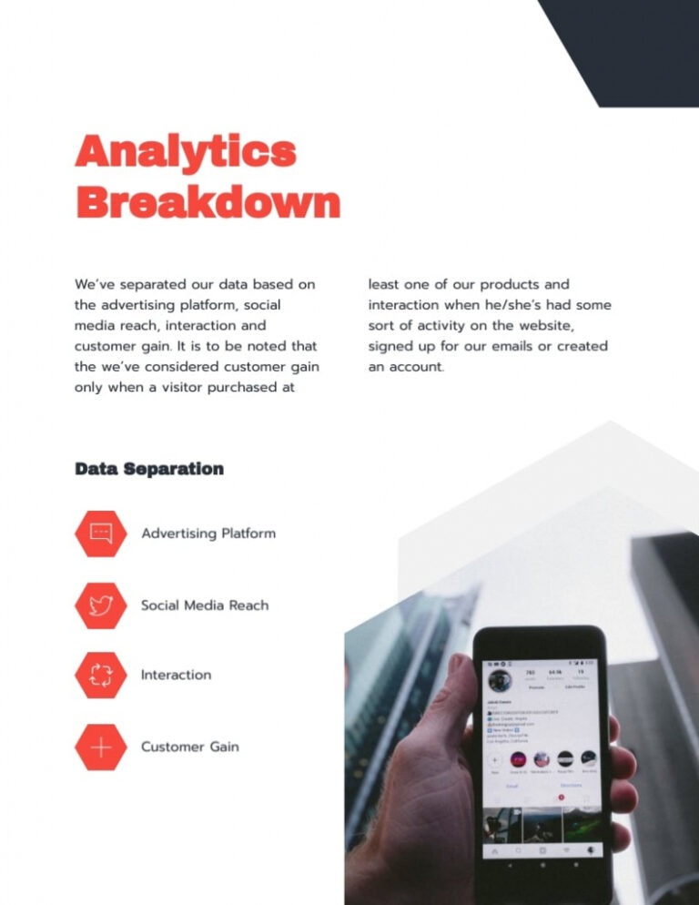 Social Media Client Report Template