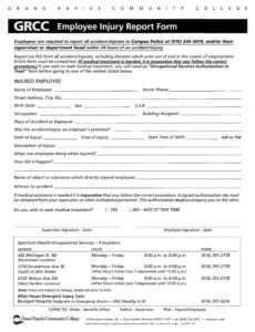 10  Workers Compensation Incident Report Template Excel