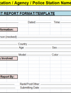 5  Network Security Incident Report Template Docx