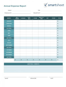 5 Printable Clinical Trial Expense Report Template Pdf