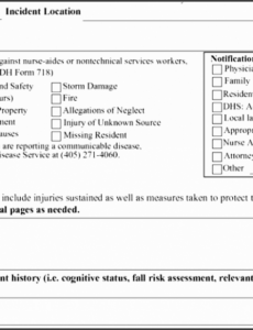 6 Printable Physical Security Incident Report Template Doc