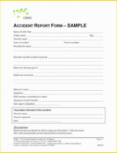 7 Editable Osha Incident Report Form Template Sample